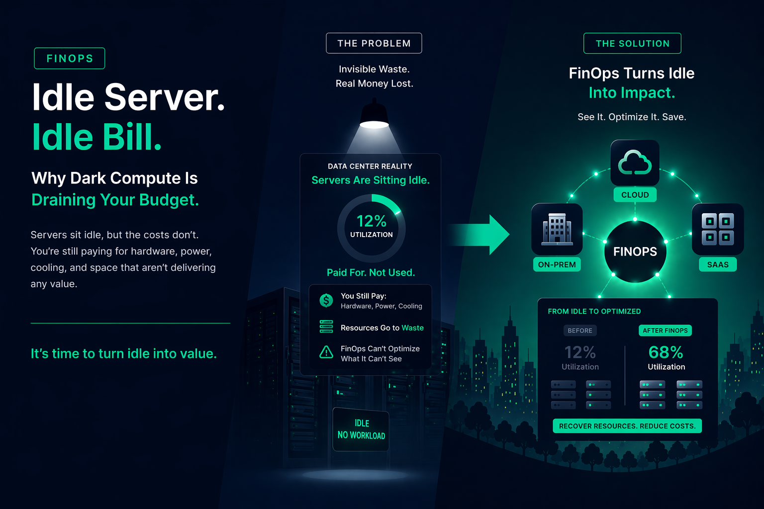 Idle Server, Real Bill: The Hidden Cost of Datacenter Sprawl